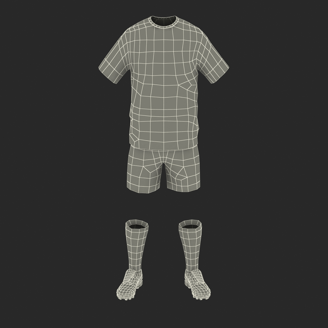 3d Model Soccer Clothes Arsenal