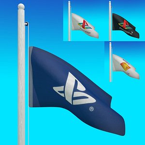 Flags of Playstation - Animated LOOP collection