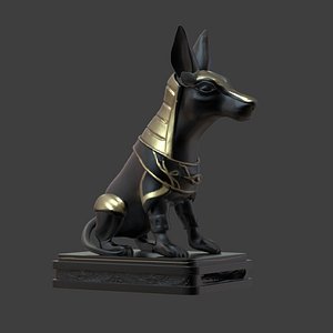 3D Anubis Statue model