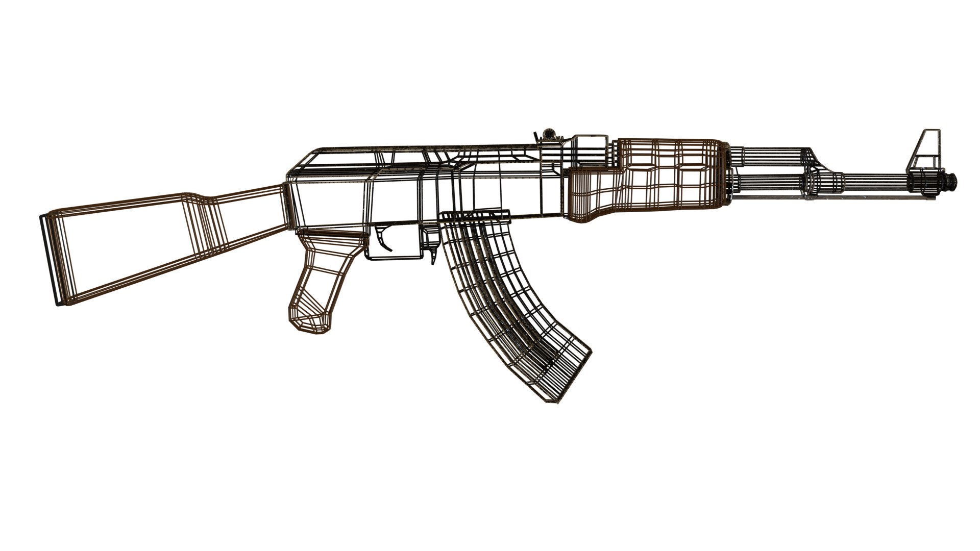 AK-47 model https://p.turbosquid.com/ts-thumb/R2/q5NVfH/sw/wire/jpg/1620814453/1920x1080/fit_q87/071d9e77fdf7ead4a64be94aed9d1171ecf7a101/wire.jpg