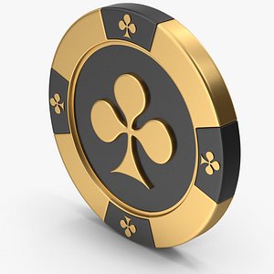 Gold Casino Chip Club model