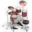 drum kit 2 modeled 3d c4d