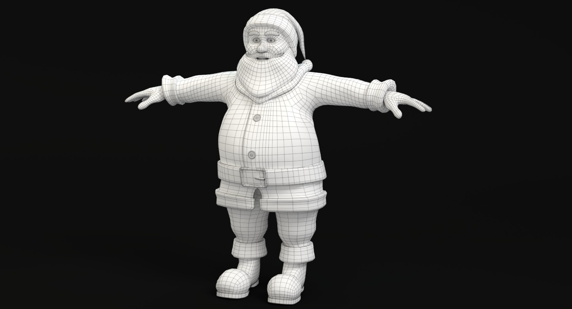 christmas santa 3d max https://p.turbosquid.com/ts-thumb/R2/xHp3db/H7QkiIIw/wireframe_2/png/1480357601/1920x1080/fit_q87/1f0a2f5ac68f9d5ad3fc1e6fdb23f8103efc2f7c/wireframe_2.jpg