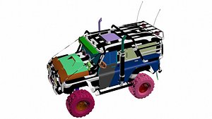 3D model color car