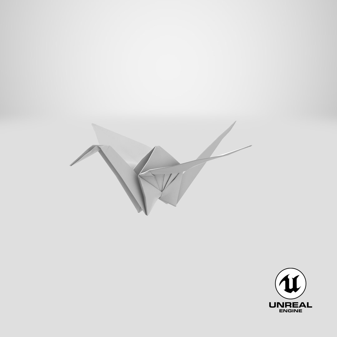 origami crane 3D https://p.turbosquid.com/ts-thumb/R2/zqKzlh/1ndYmrcI/stemcell_unreal_render/png/1590751299/1920x1080/fit_q87/4f66a270c53976d257ffb2375df6fdbd7987ded6/stemcell_unreal_render.jpg