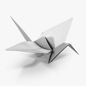 origami crane 3D