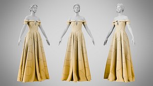 Dress 08 Caramel With Design