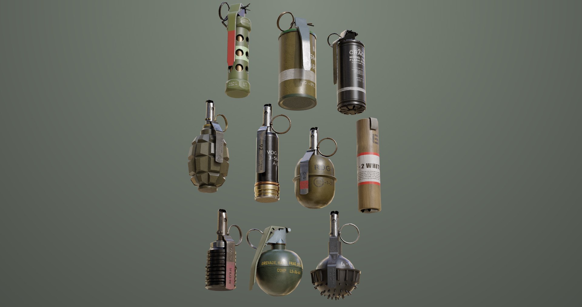 3D 10 Grenades Single Mat All PBR Unity UE Textures model https://p.turbosquid.com/ts-thumb/R3/08I6rk/n5/grenades_00026/jpg/1716982529/1920x1080/fit_q87/cc0f91c375e82db9b97ec5366b60845b282a78e7/grenades_00026.jpg
