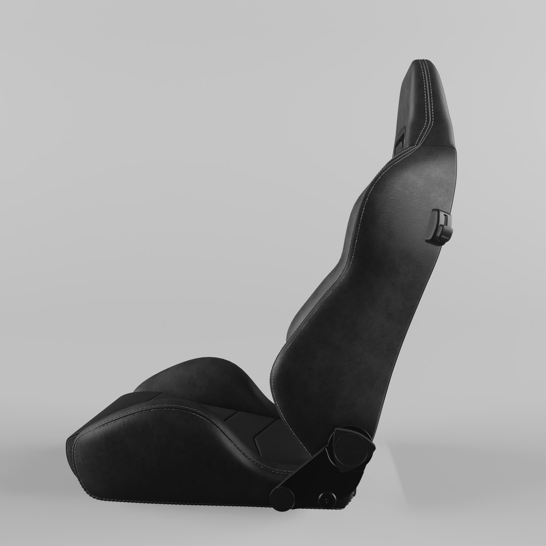 RECARO Speed V Gray Seat 3D Model - TurboSquid 1772810