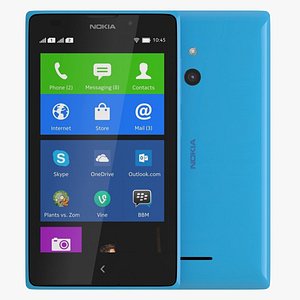 3d nokia xl cyan