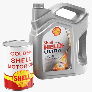 Two Motor Oil Containers