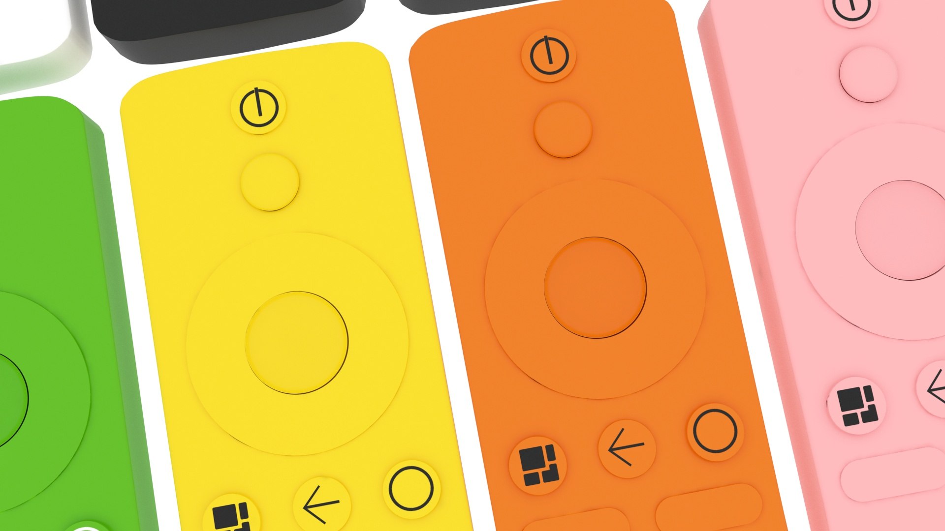 3D TV Box Remote Controls Set Model - TurboSquid 2269060