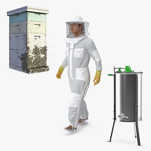 Beekeeper with Honey Farm Collection