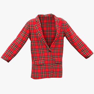 3D Blazer Tartan PBR