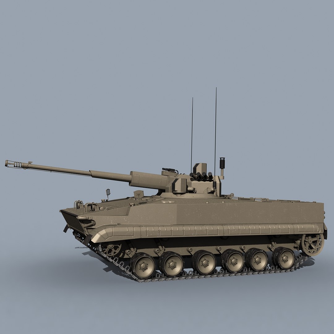 3d Russian Bmp-3 Model