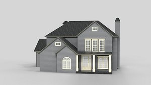 Neighborhood House 17T2 3D model