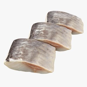 Herring fillet slices 3D model