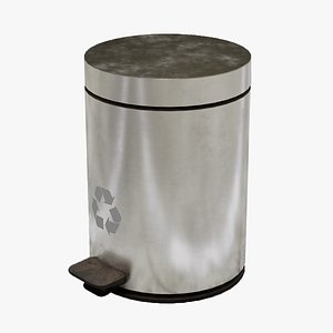 3D DustBin01 model
