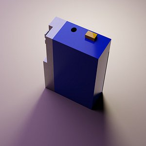 3d model of Sony Walkman from 1980s