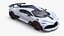 Coche de lujo blanco aparejado para Maya