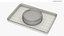 Soft Cheese Brie Wheel on Baking Tray