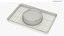 Soft Cheese Brie Wheel on Baking Tray