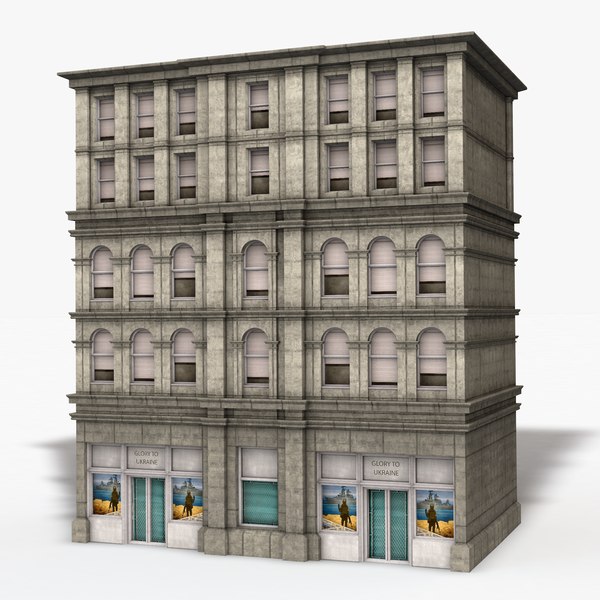 Apartment building 3 3D model