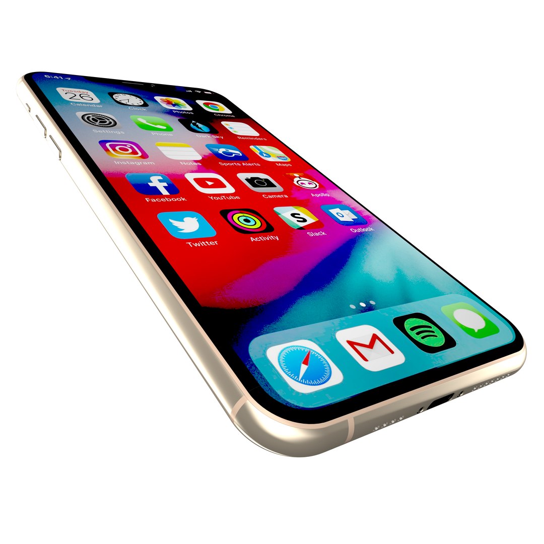 Iphone 11 pro gold 3D - TurboSquid 1627684