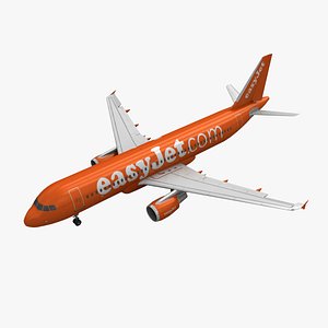 airbus a320 easyjet animation max