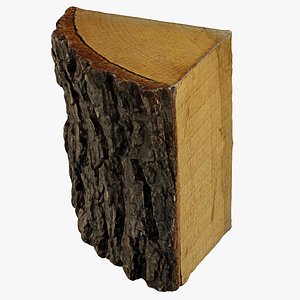 3d 3ds realistic wood log