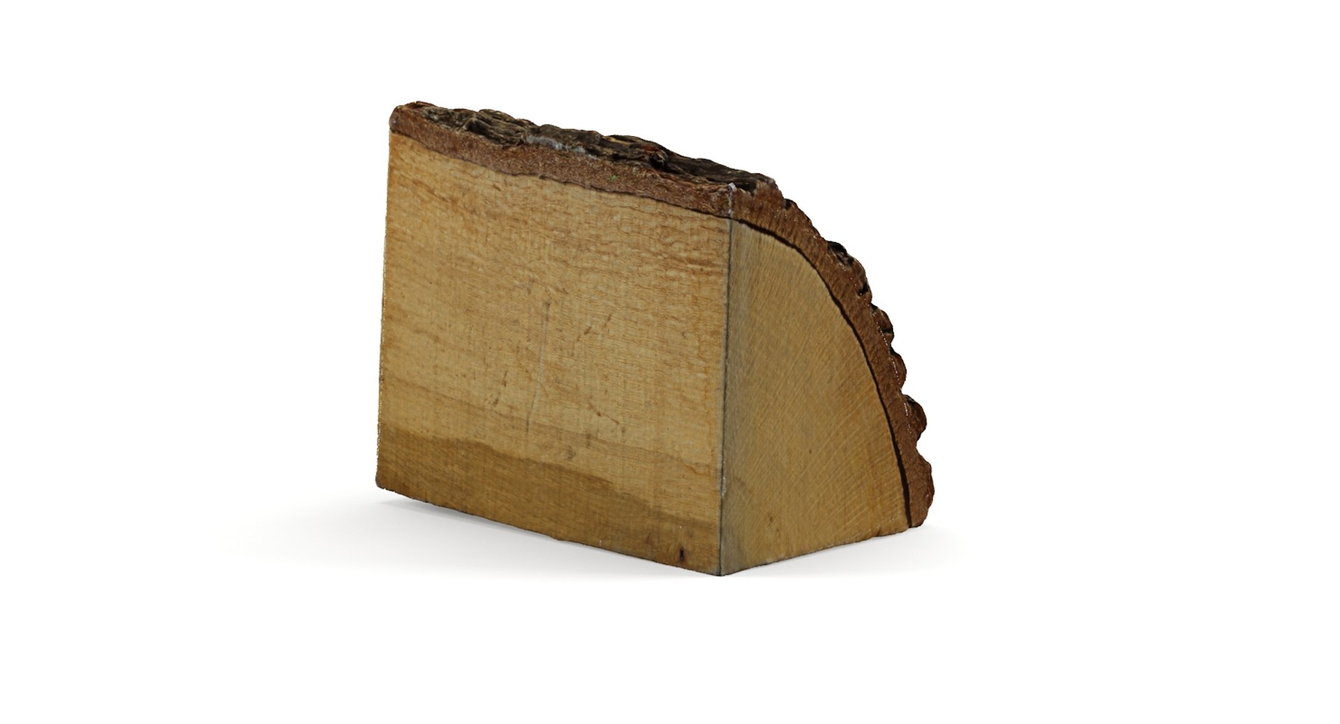 3d 3ds realistic wood log