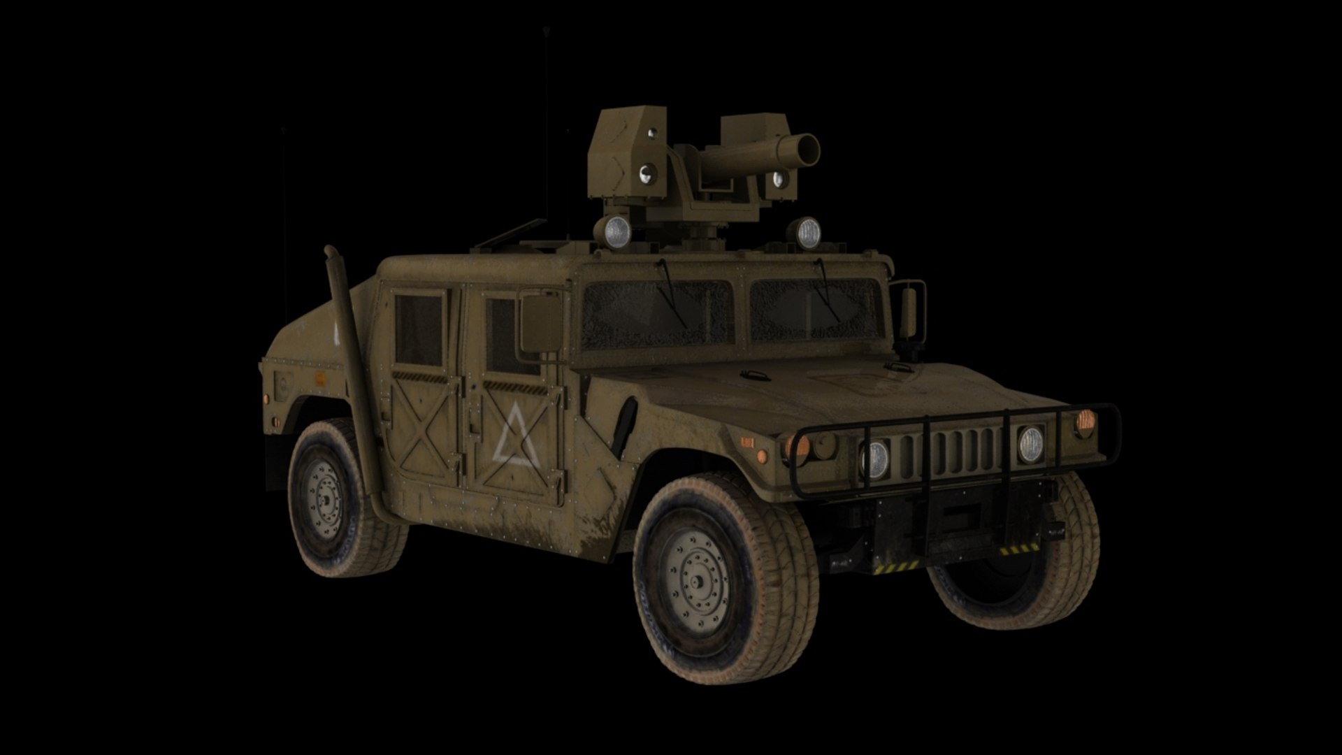 Rigged Humvee H1 3D - TurboSquid 1355967