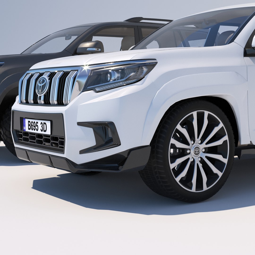 3D Land Cruiser Prado 2020 Tuning Set - TurboSquid 1885671