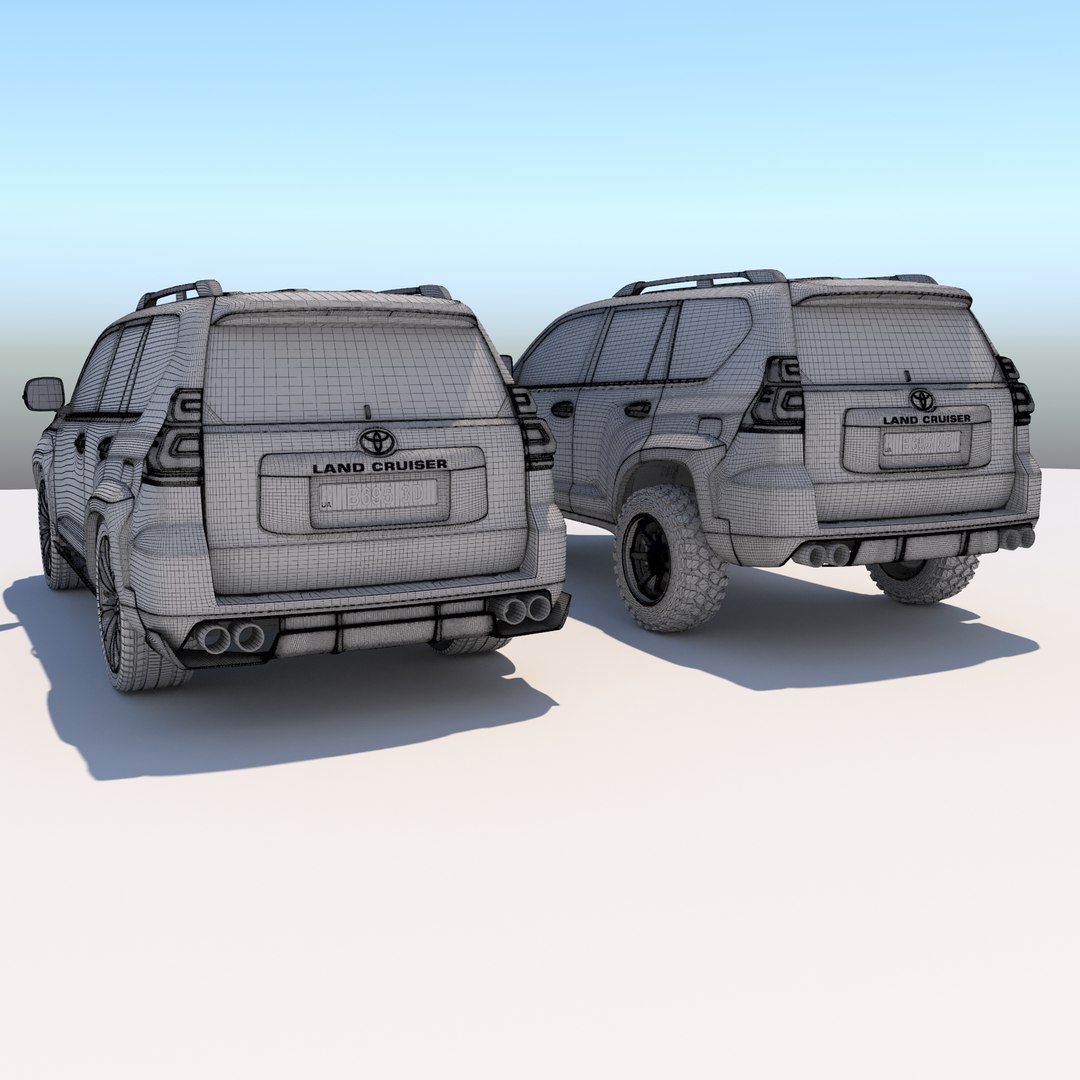 3D Land Cruiser Prado 2020 Tuning Set - TurboSquid 1885671