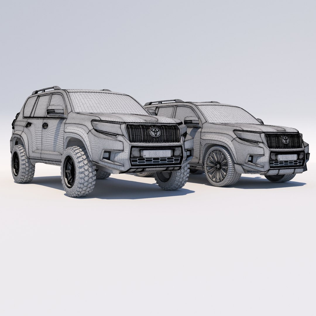 3D Land Cruiser Prado 2020 Tuning Set - TurboSquid 1885671