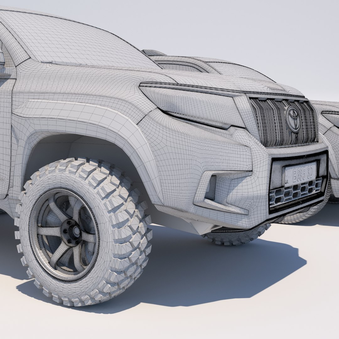 3D Land Cruiser Prado 2020 Tuning Set - TurboSquid 1885671