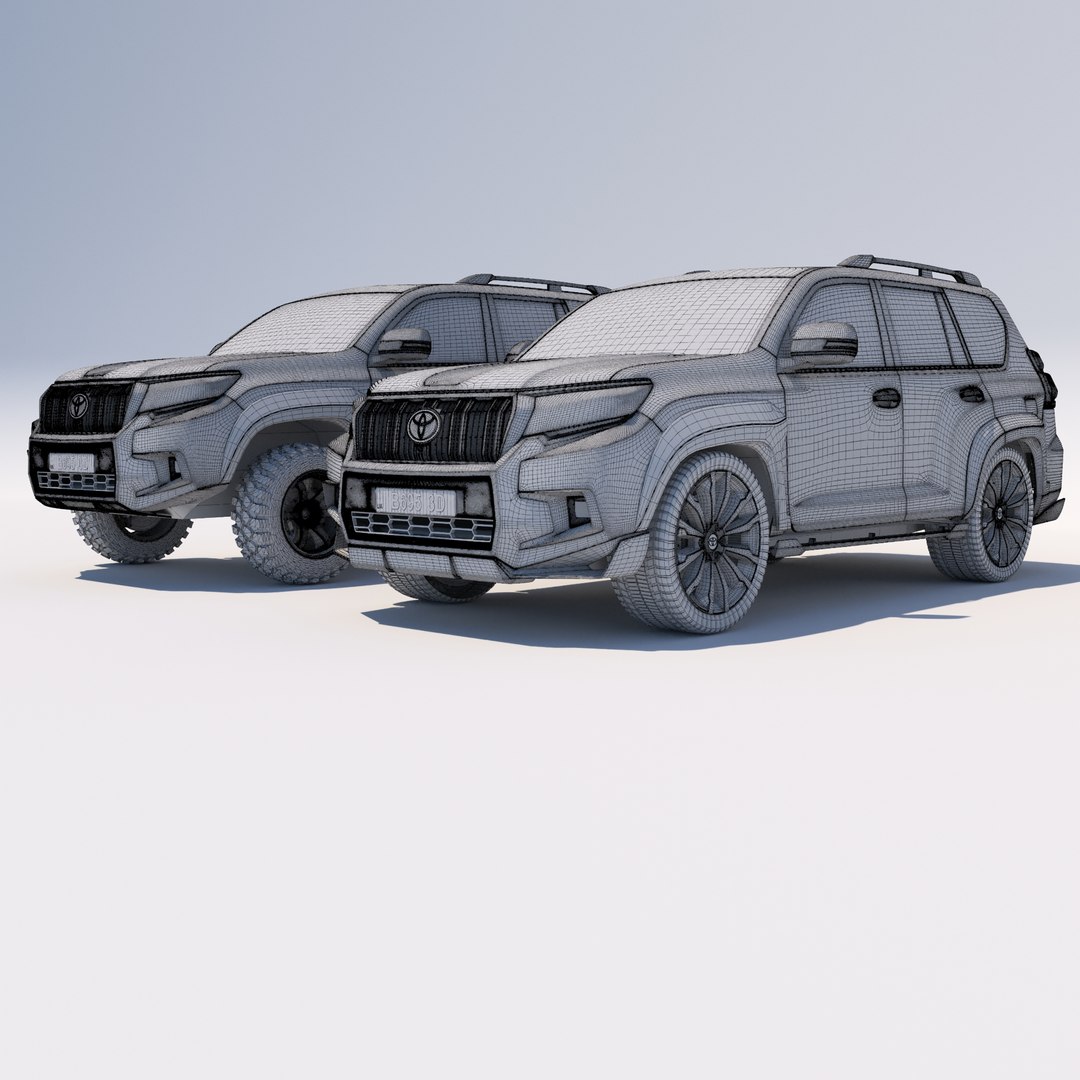 3D Land Cruiser Prado 2020 Tuning Set - TurboSquid 1885671