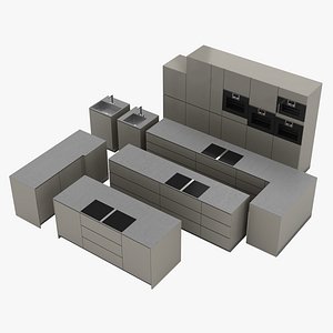 3D kitchen modular