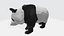 Panda - low poly