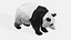 Panda - low poly