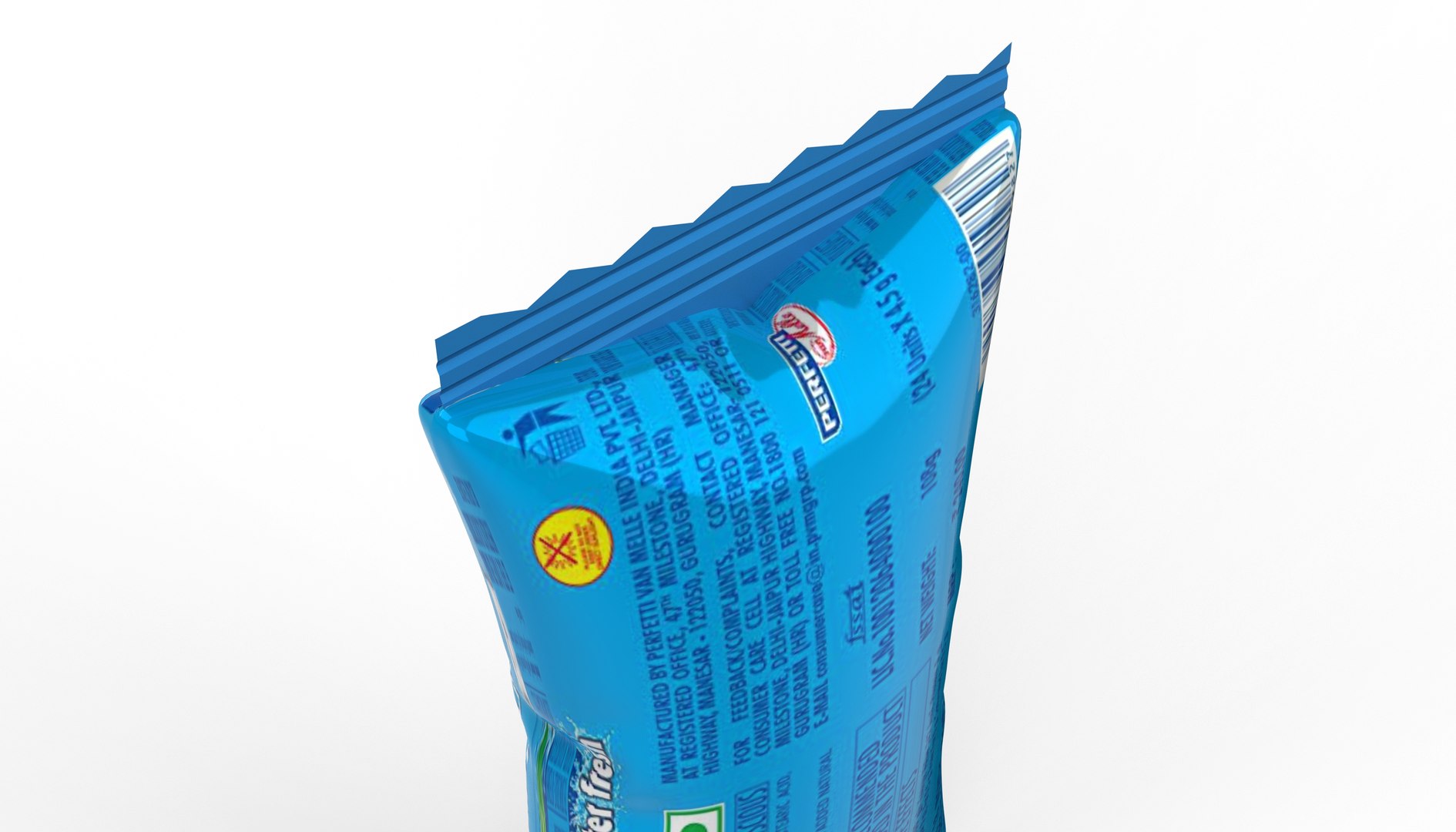 3D Center Fresh Candy Wrapper Model - TurboSquid 2410409