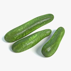 3d model cucumbers