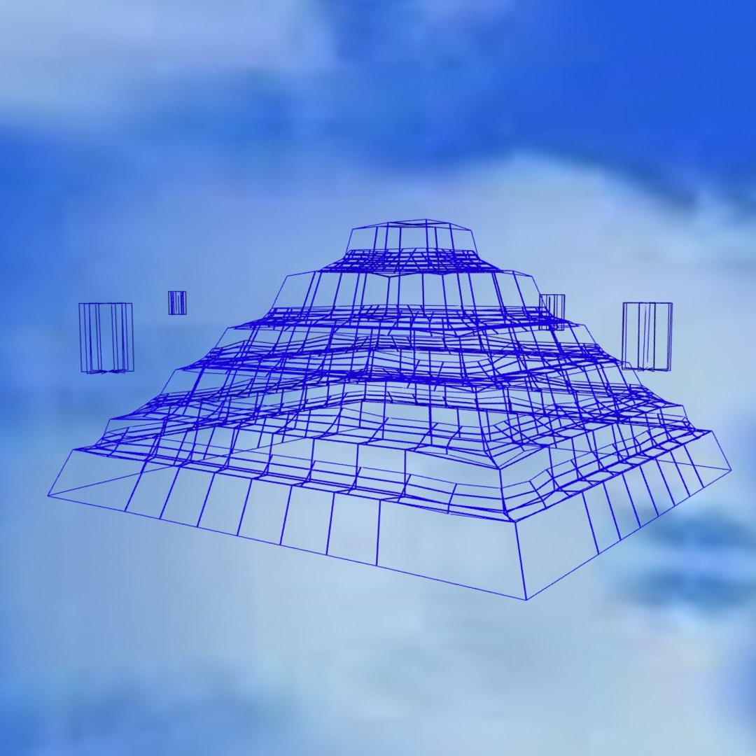 Egyptian Step Pyramid 3D Model - TurboSquid 1366602
