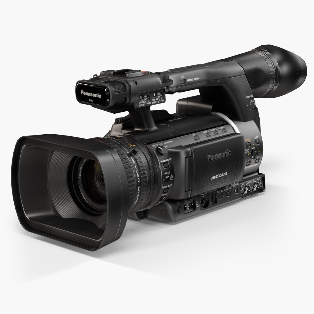 Panasonic Ag-ac160a Avccam Series 3d Model