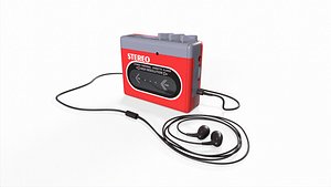 Cassette Player Red