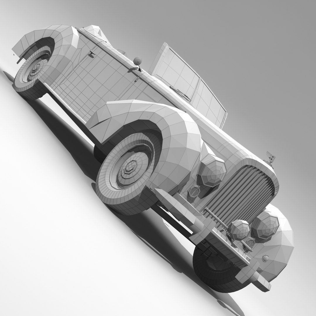 antique car 3d model