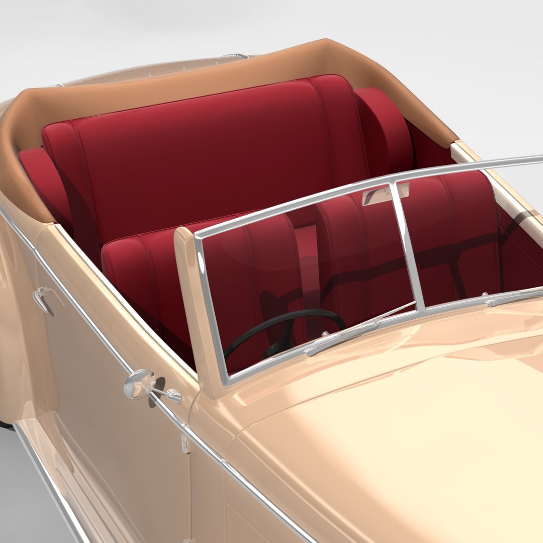 antique car 3d model