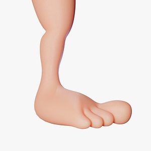 Cartoon Foot 3D model