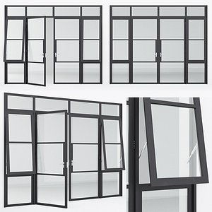3D Aluminium door 14 model
