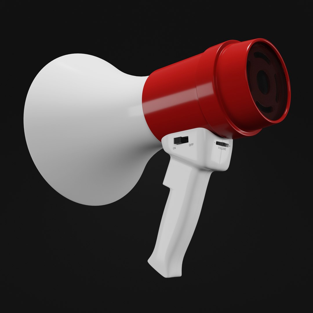 3D model megaphone phone - TurboSquid 1713700